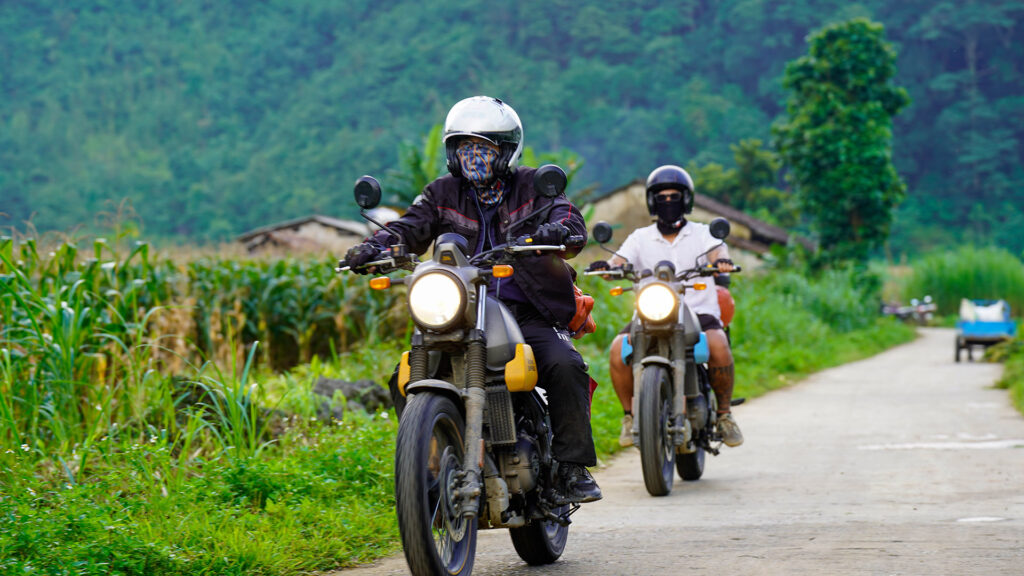 Cao Bang Loop à moto