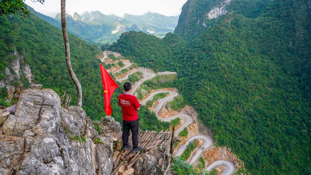 Cao Bang Loop à moto